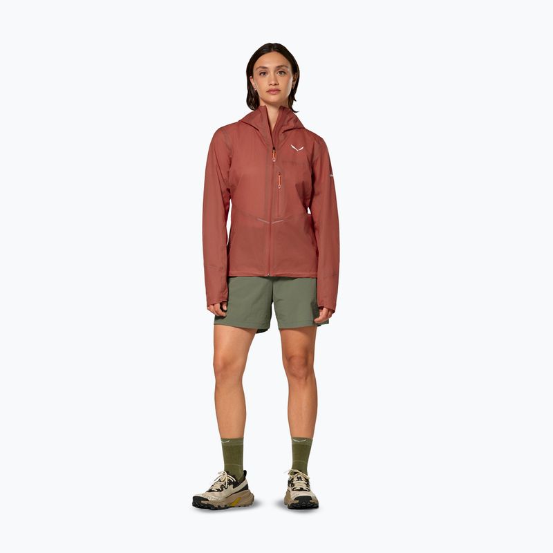 Жіноча водонепроникна куртка Salewa Pedroc 2 PTX 2.5 Light etruscan red 2