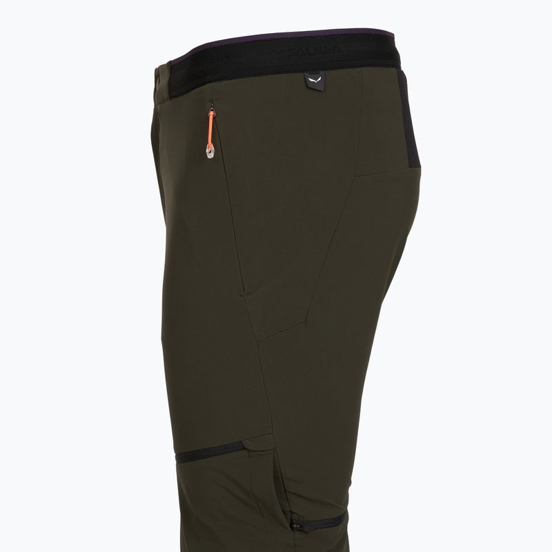 Штани трекінгові чоловічі Salewa Pedroc 3 DST 2IN1 dark olive 4