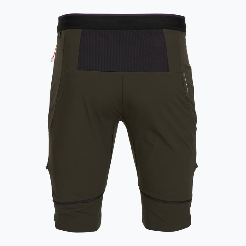 Штани трекінгові чоловічі Salewa Pedroc 3 DST 2IN1 dark olive 6