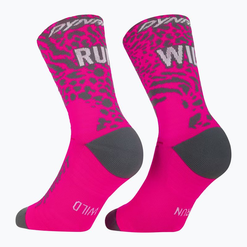 Шкарпетки DYNAFIT Run Wild Crew pink glo 5