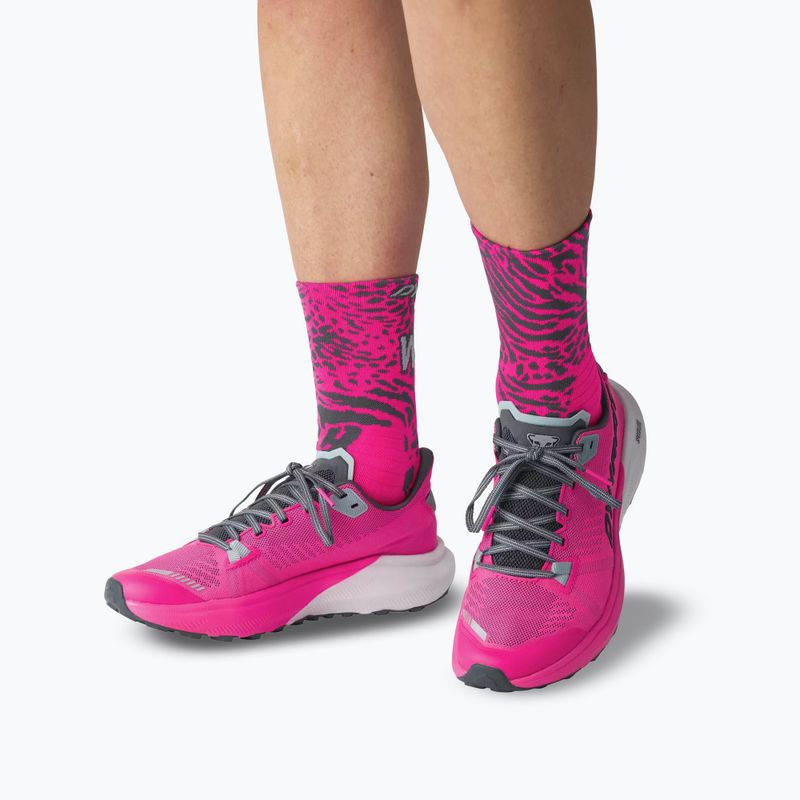Шкарпетки DYNAFIT Run Wild Crew pink glo 6