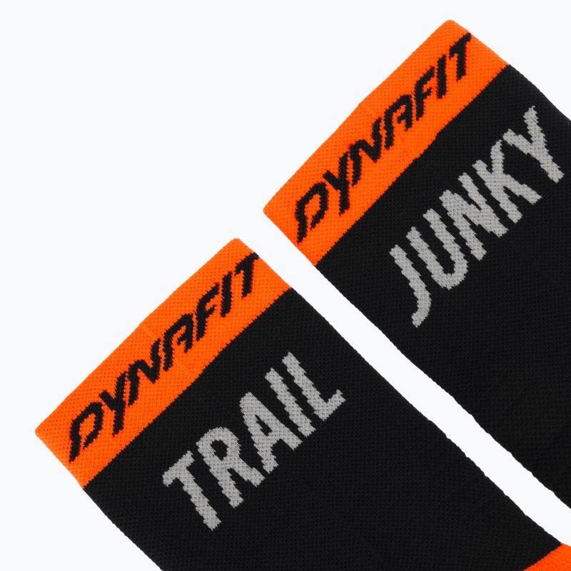 Шкарпетки DYNAFIT Trail Mid black out ultra orange/4220 3