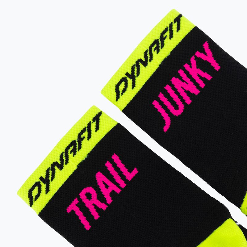 Шкарпетки DYNAFIT Trail Mid black out ultra yellow/5A30 3