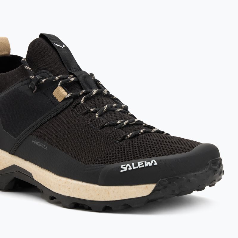 Кросівки трекінгові чоловічі Salewa Puez 2 Knit Powertex black/black 7