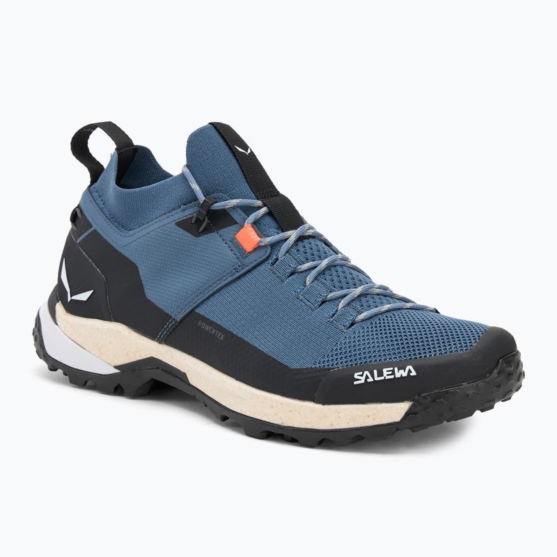 Кросівки трекінгові чоловічі Salewa Puez 2 Knit Powertex java blue/black