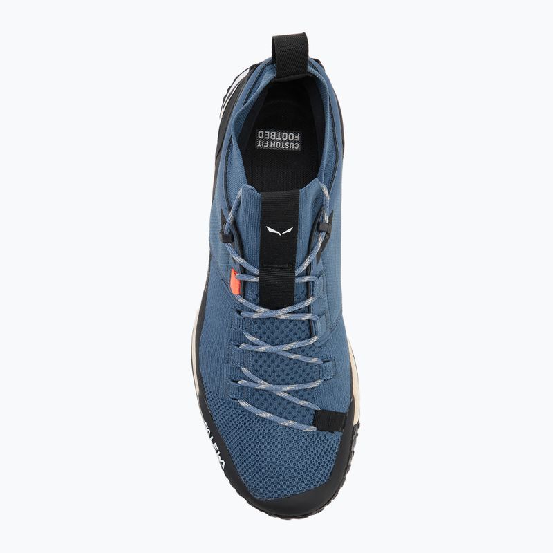 Кросівки трекінгові чоловічі Salewa Puez 2 Knit Powertex java blue/black 5
