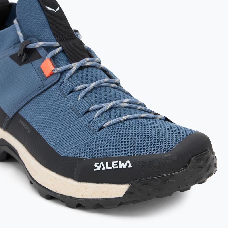 Кросівки трекінгові чоловічі Salewa Puez 2 Knit Powertex java blue/black 7