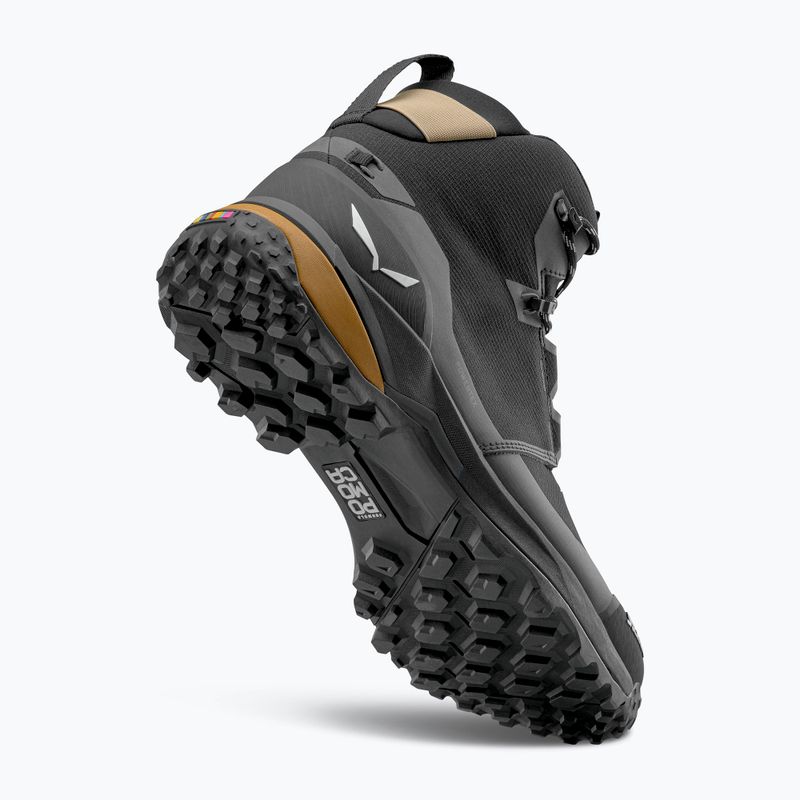 Черевики трекінгові чоловічі Salewa Puez 2 Mid Ptx black/black 8