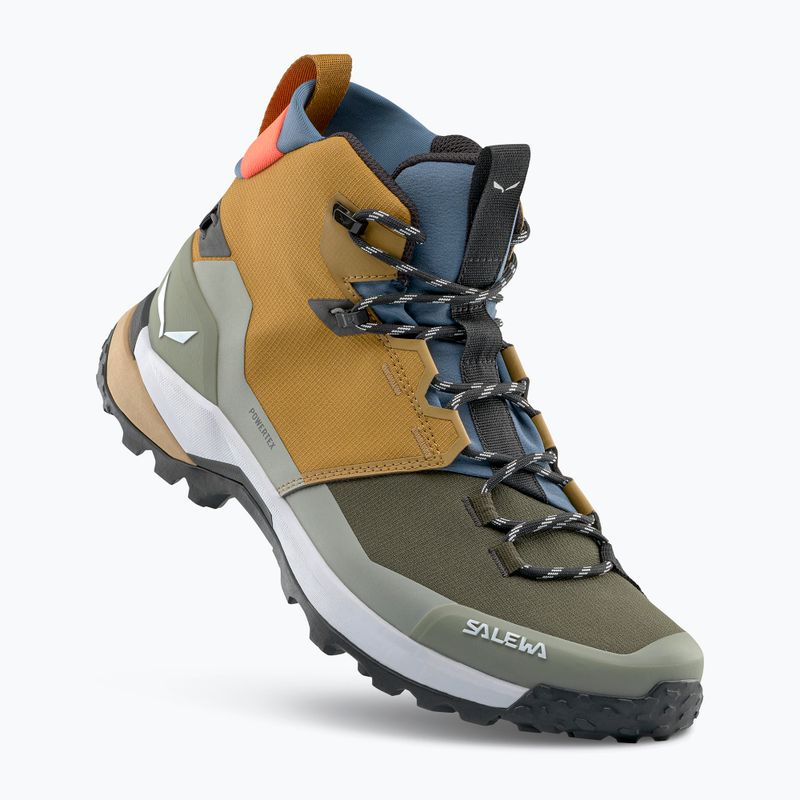 Черевики трекінгові чоловічі Salewa Puez 2 Mid Ptx golden brown/shadow 9