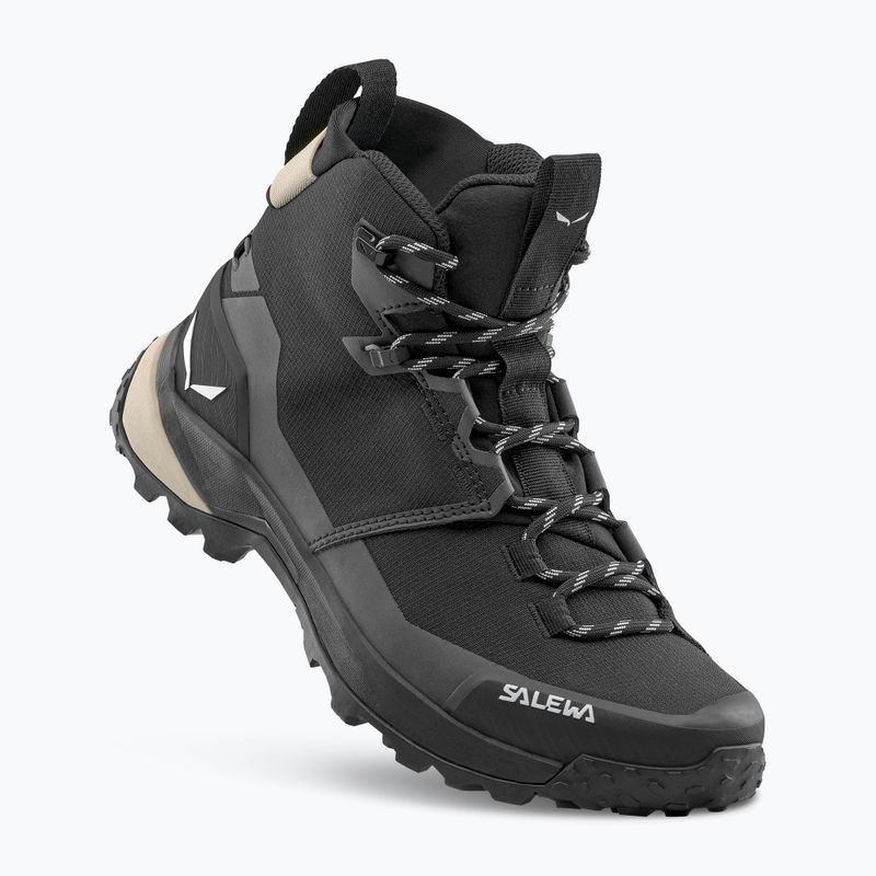 Черевики трекінгові жіночі Salewa Puez 2 Mid Ptx black/black 3