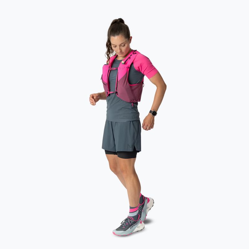 Жилет для бігу DYNAFIT Alpine 8 Vest pink glo/amaranth 2