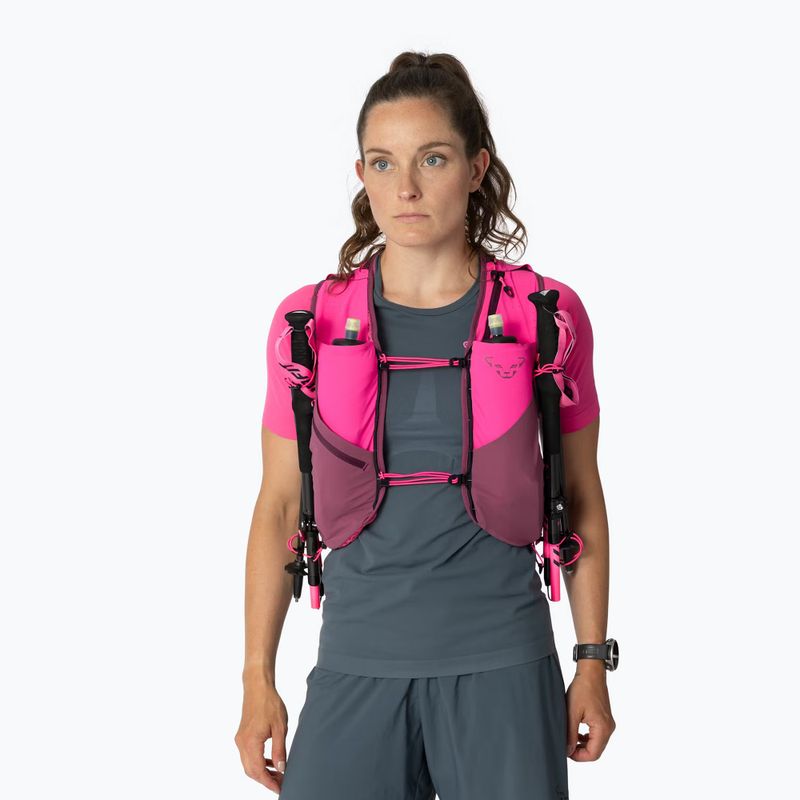 Жилет для бігу DYNAFIT Alpine 15 Vest pink glo/amaranth 2