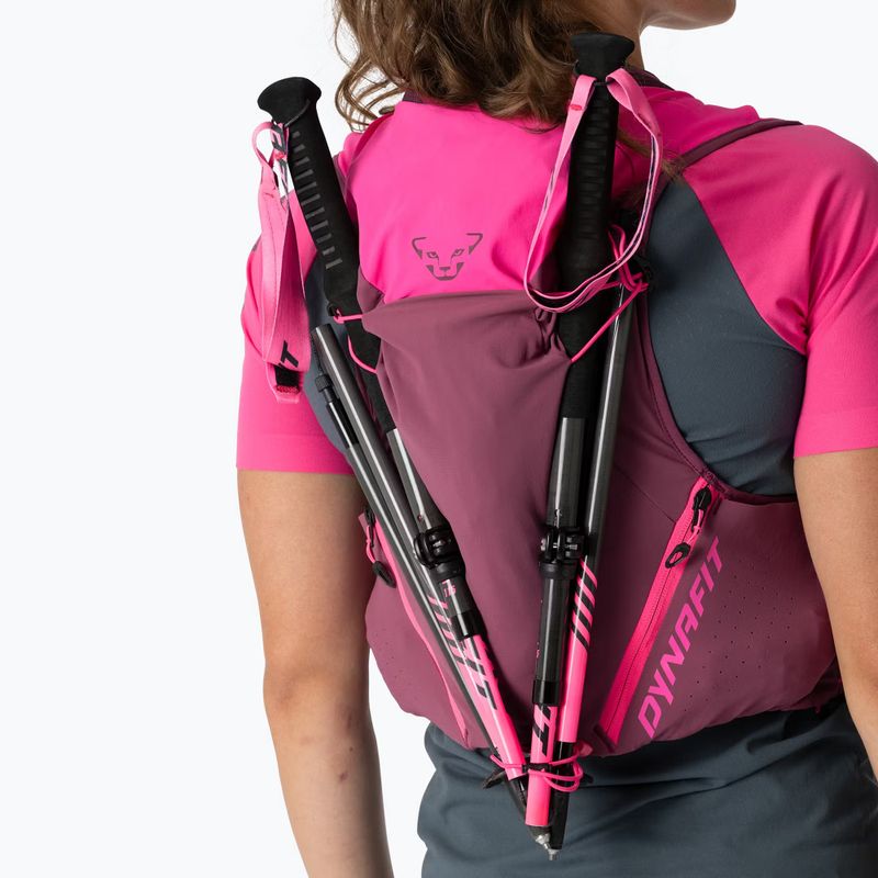 Жилет для бігу DYNAFIT Alpine 15 Vest pink glo/amaranth 7