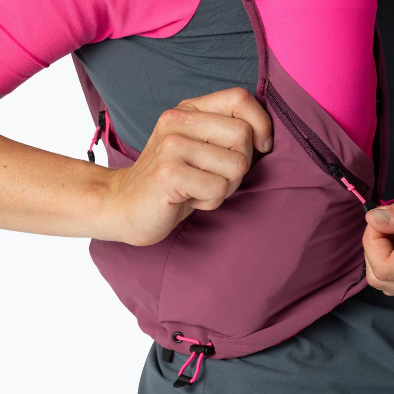 Жилет для бігу DYNAFIT Alpine 15 Vest pink glo/amaranth 9