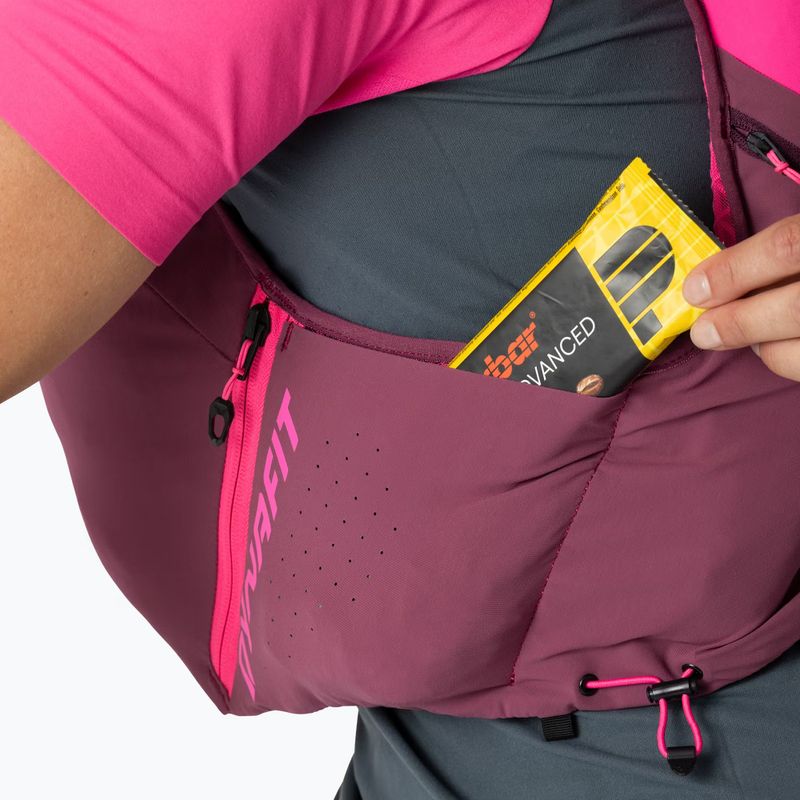 Жилет для бігу DYNAFIT Alpine 15 Vest pink glo/amaranth 10