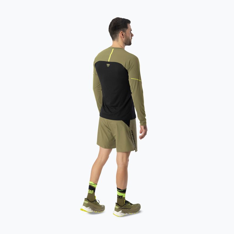 Лонгслів для бігу чоловічий DYNAFIT Alpine Pro military green/0910 3