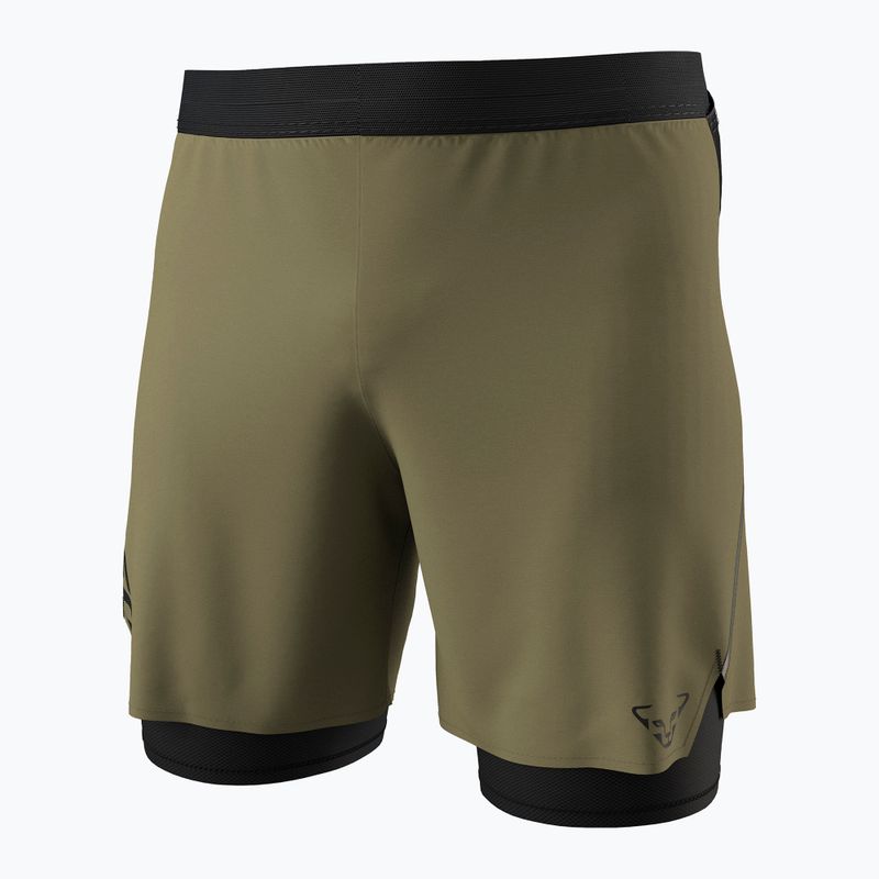 Шорти для бігу чоловічі DYNAFIT Alpine Pro 2IN1 military green 8