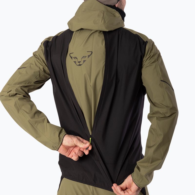 Куртка для бігу чоловіча DYNAFIT Alpine 3L military green/0910 7