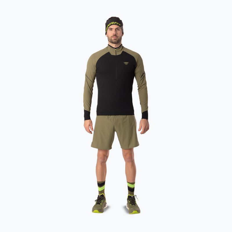 Кофта для бігу чоловіча Dynafit Alpine LS 1/2 Zip Tee military green/0910 2