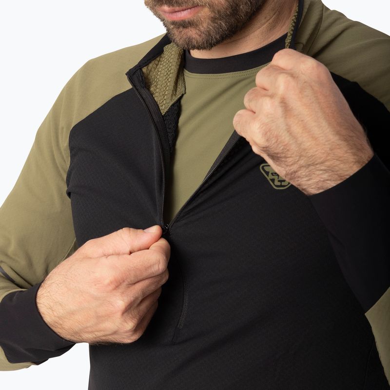 Кофта для бігу чоловіча Dynafit Alpine LS 1/2 Zip Tee military green/0910 4