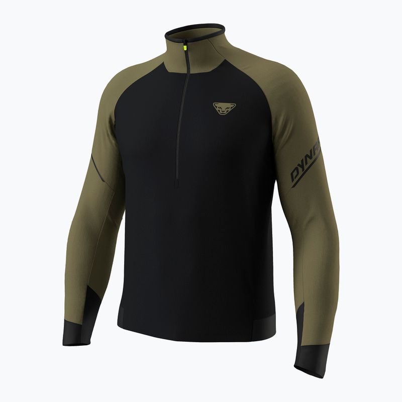 Кофта для бігу чоловіча Dynafit Alpine LS 1/2 Zip Tee military green/0910 7