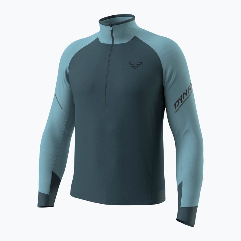 Кофта для бігу чоловіча Dynafit Alpine LS 1/2 Zip Tee smoke blue/0720/3162 4