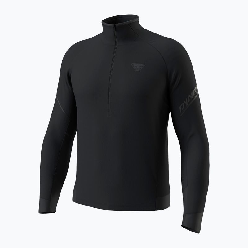 Кофта для бігу чоловіча Dynafit Alpine LS 1/2 Zip Tee black out