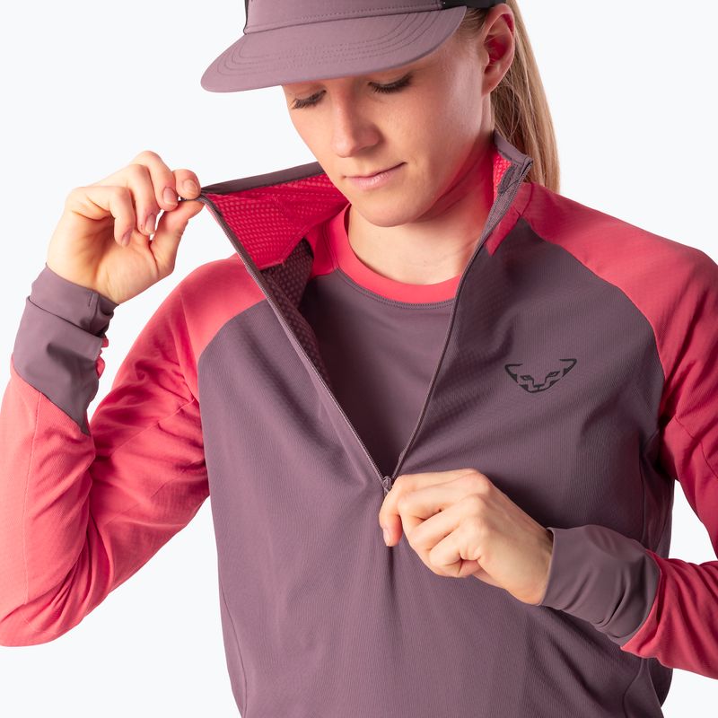Кофта для бігу жіноча Dynafit Alpine LS 1/2 Zip Tee cabana/6A90 4