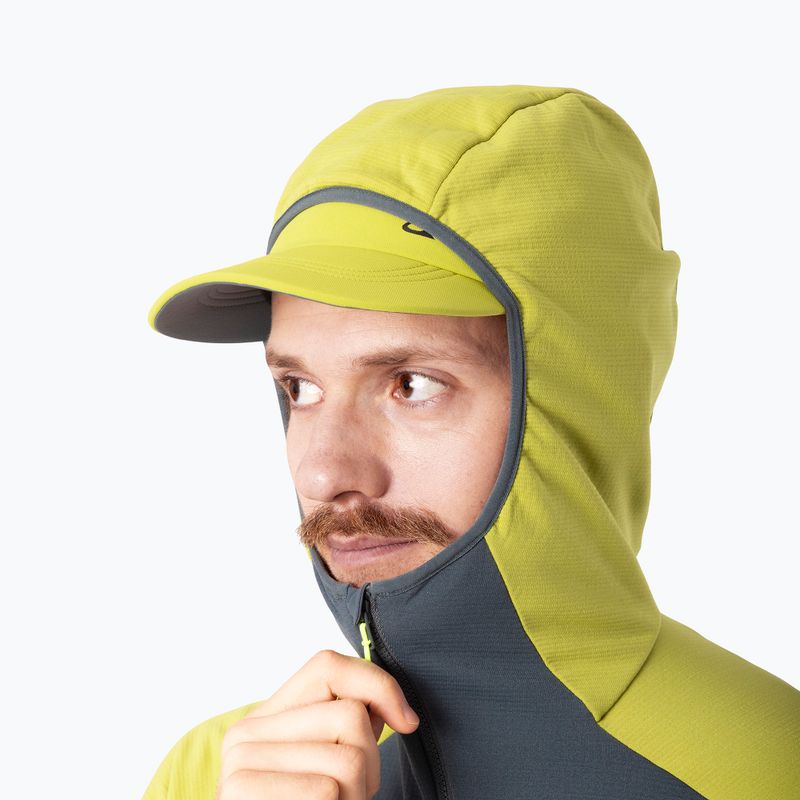 Чоловіча лижна толстовка DYNAFIT Radical Polartec Hooded golden lime/0720 3