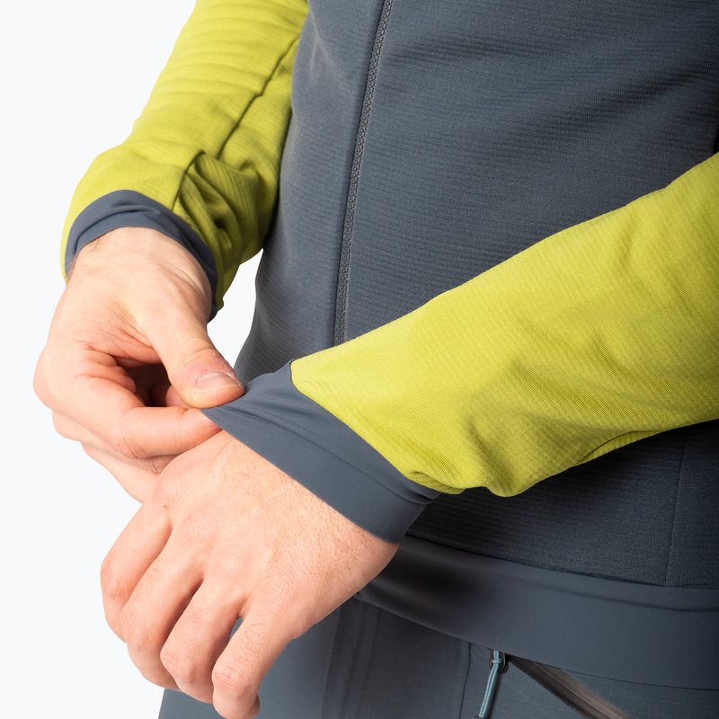 Чоловіча лижна толстовка DYNAFIT Radical Polartec Hooded golden lime/0720 5