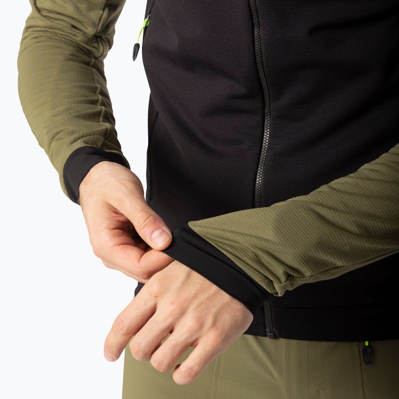 Чоловіча лижна толстовка DYNAFIT Radical Polartec з капюшоном military green/0910 3