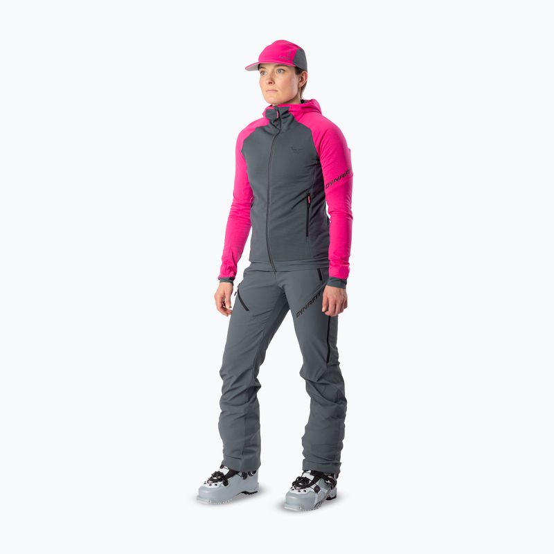 Жіноча лижна кофта DYNAFIT Radical Polartec з капюшоном flamingo/0720 2
