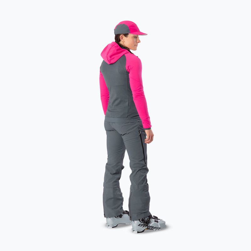 Жіноча лижна кофта DYNAFIT Radical Polartec з капюшоном flamingo/0720 3
