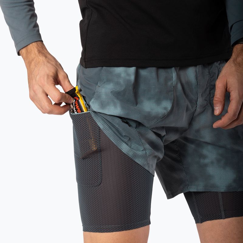 Шорти для бігу чоловічі DYNAFIT Trail Reflective 2in1 cinder 4
