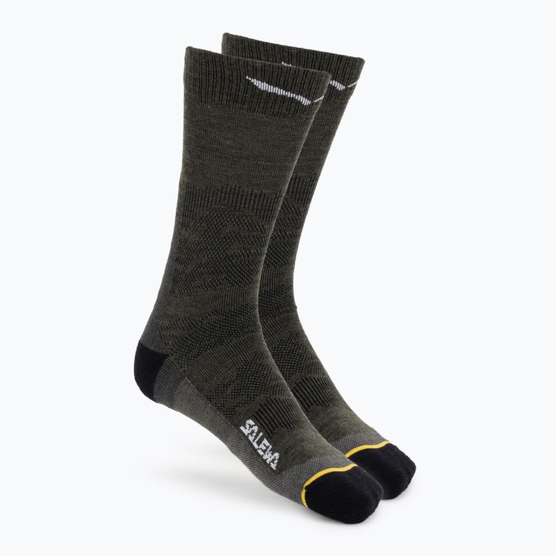 Шкарпетки чоловічі Salewa Ortles AM Crew dark olive