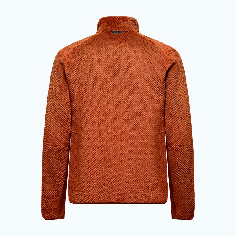 Кофта трекінгова чоловіча Salewa Puez Warm Full Zip bombay brown 2