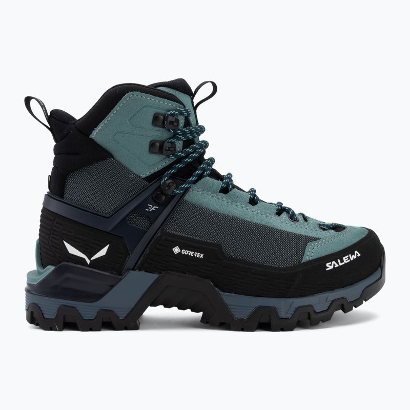 Dámske vysokohorské topánky Salewa MTN Trainer 3 Tech Mid GTX willow/orion blue 2