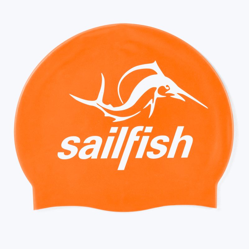 Шапочка для плавання Sailfish SILICONE CAP помаранчева 2