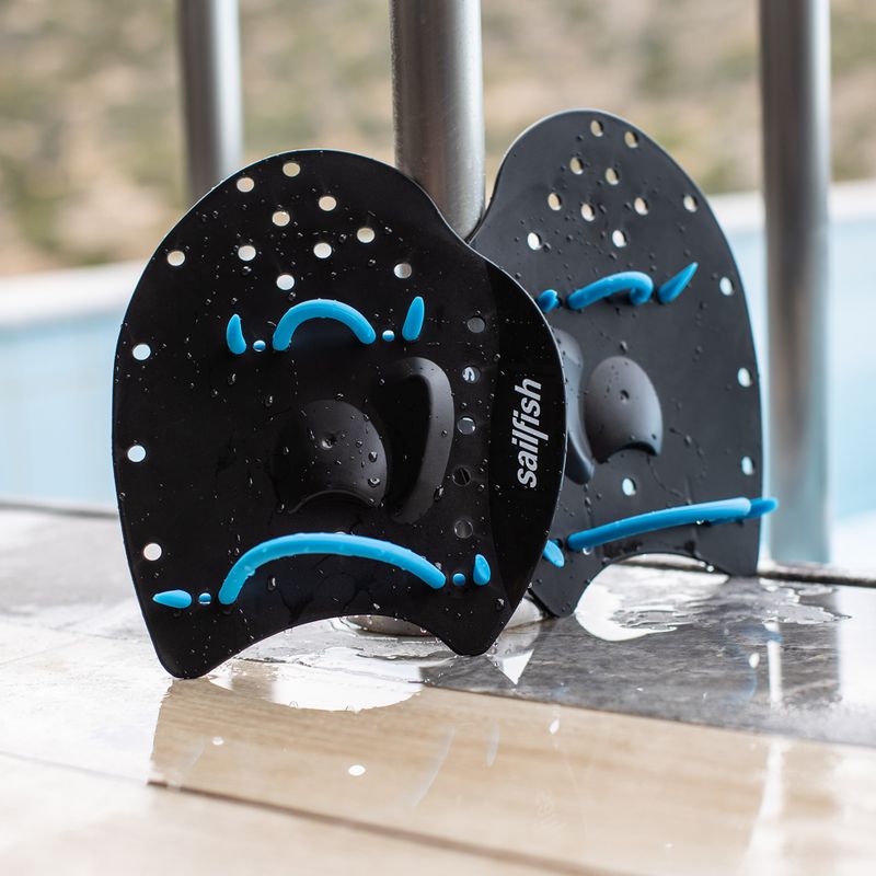 Лопатки для плавання Sailfish Flat Paddles чорні 7