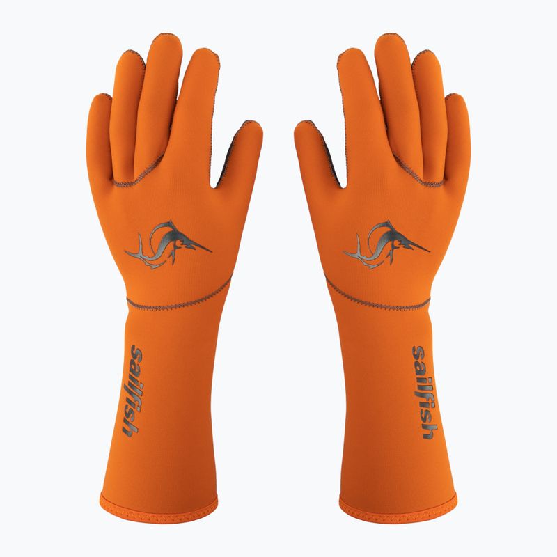 Рукавиці неопренові Sailfish Neoprene помаранчеві 3