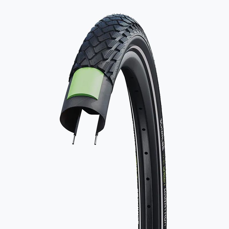 Шина велосипедна SCHWALBE Green Marathon GreenGuard Addix Eco 28 x 1.75 black reflex