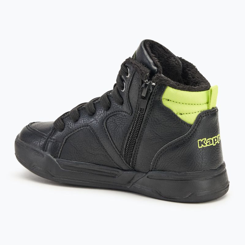 Кросівки дитячі Kappa Grafton black/lime 3