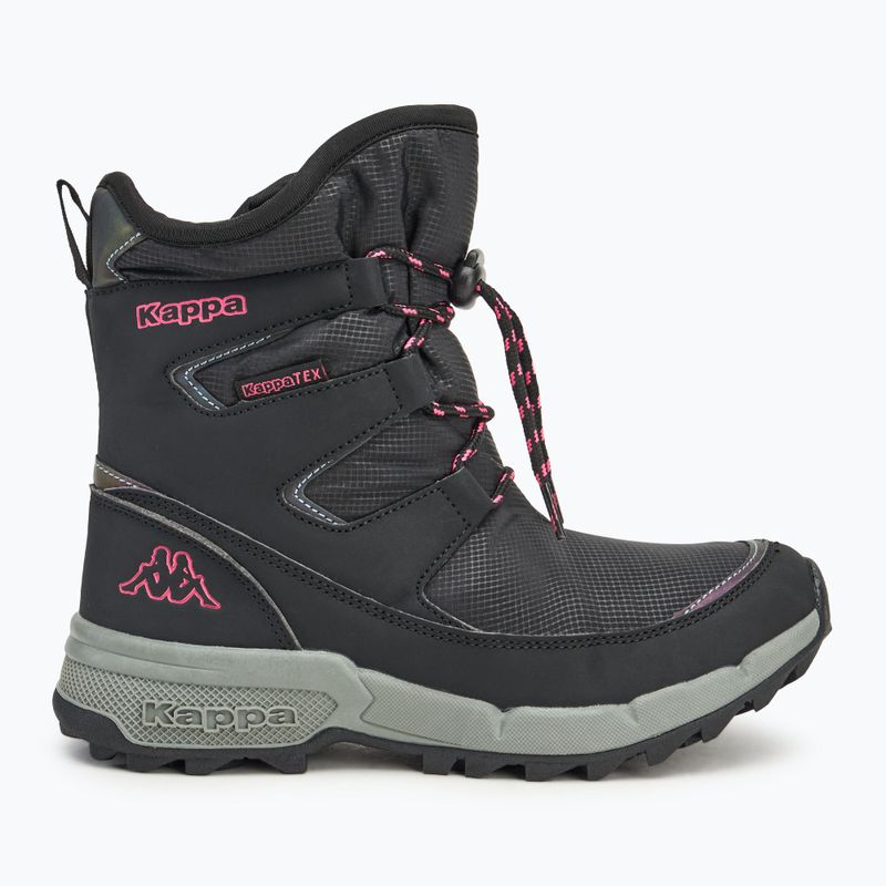 Черевики зимові дитячі Kappa Youma Tex 260900T black/pink 2