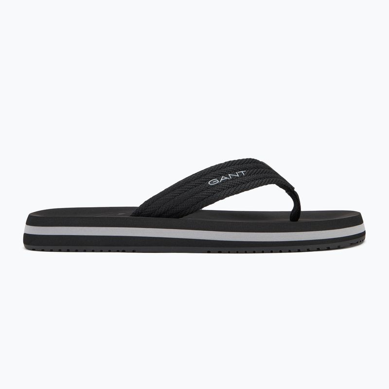 В'єтнамки чоловічі GANT Brodale black 2