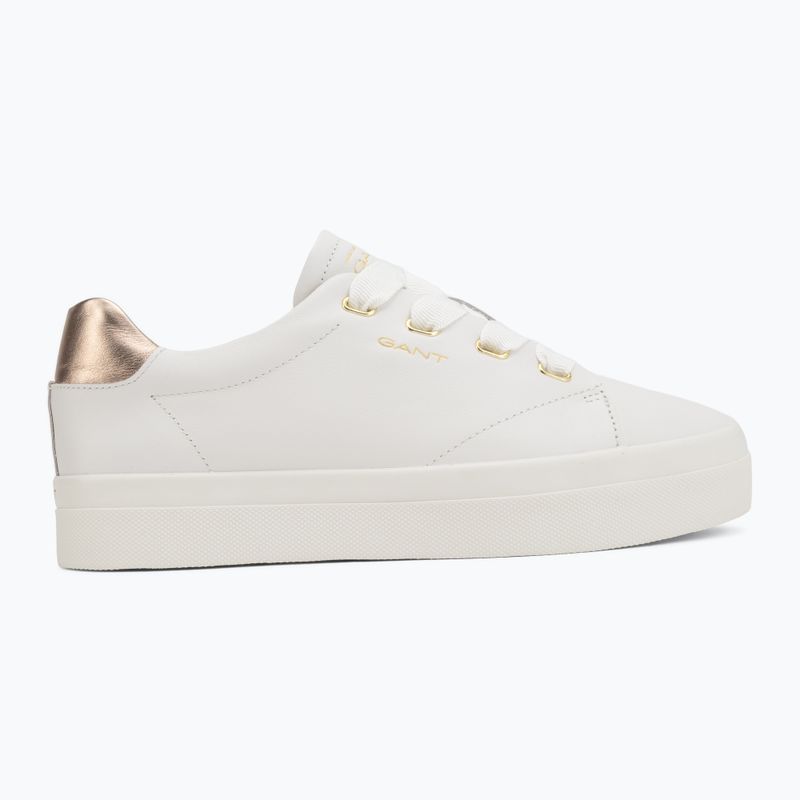 Кросівки жіночі GANT Avona white/rose gold 2