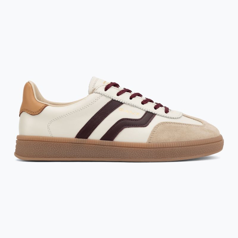 Кросівки жіночі GANT Cuzima off white/plum red 2