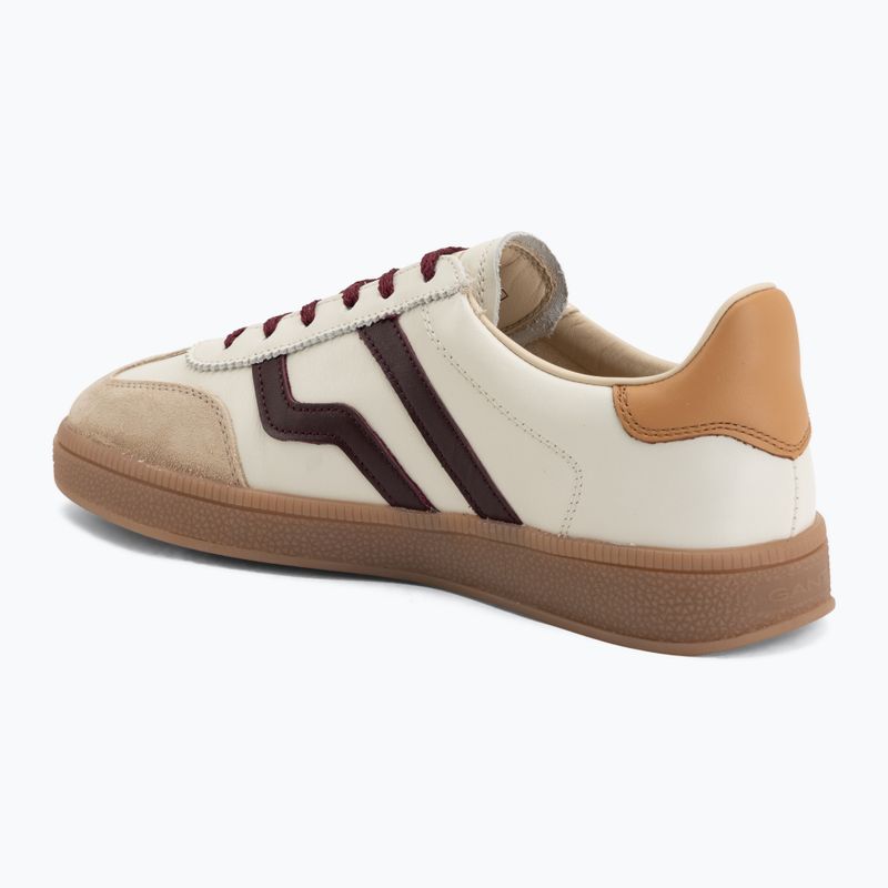 Кросівки жіночі GANT Cuzima off white/plum red 3