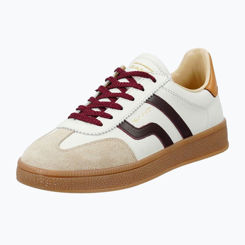 Кросівки жіночі GANT Cuzima off white/plum red 8