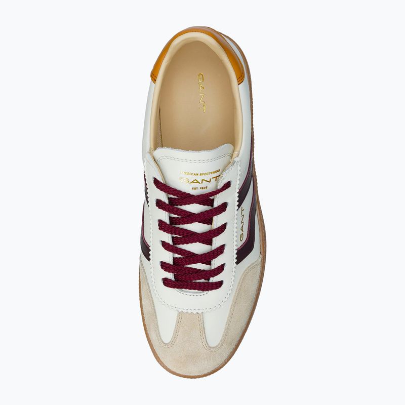 Кросівки жіночі GANT Cuzima off white/plum red 13