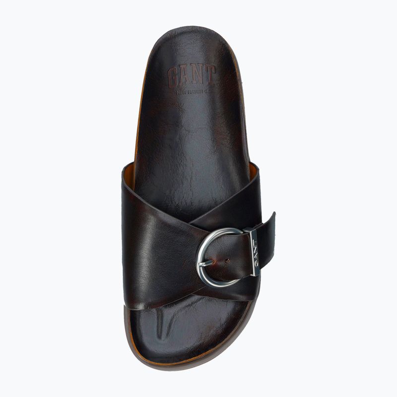 Жіночі шльопанці GANT Mardale dark brown 5